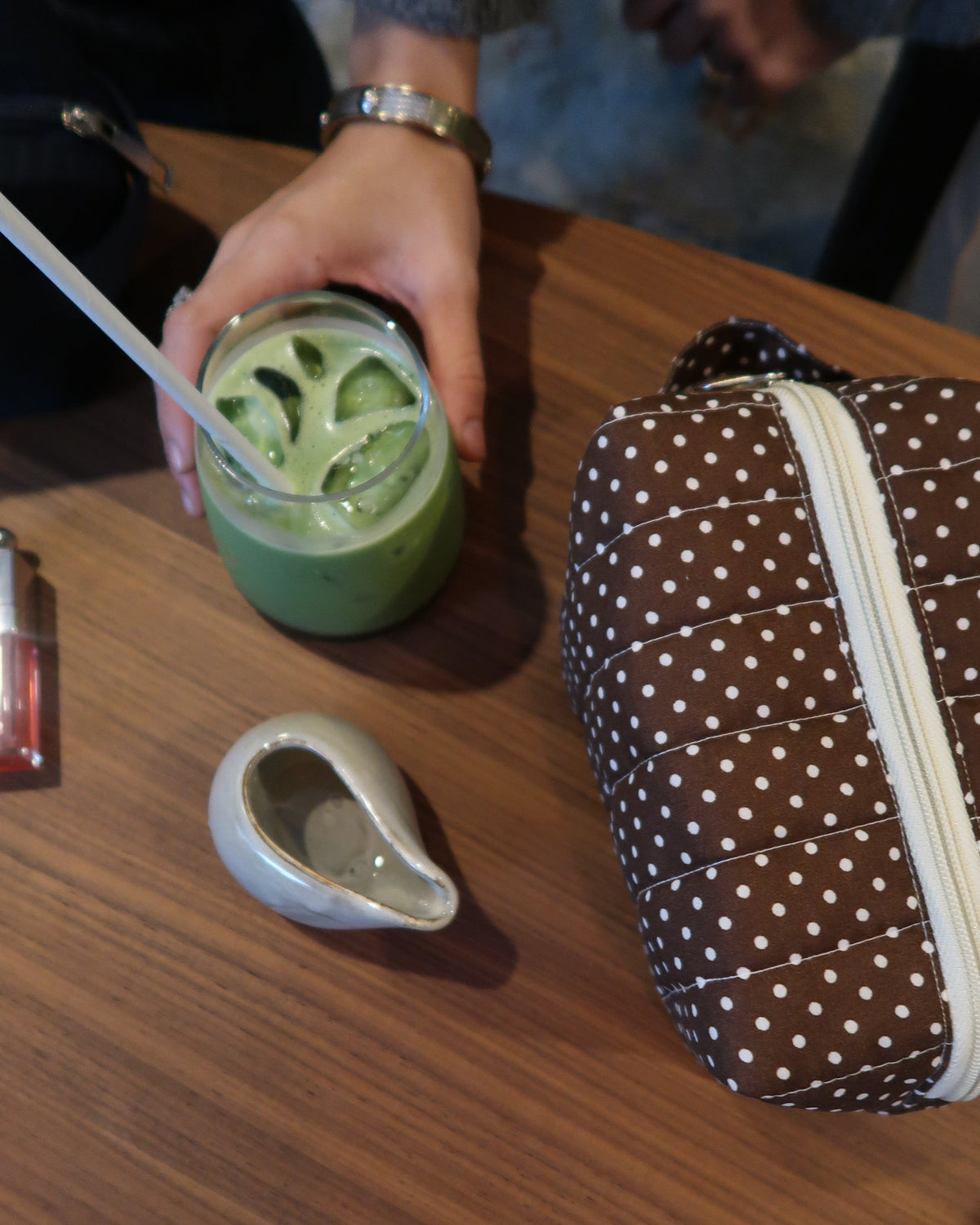 Polka Puff Pouch