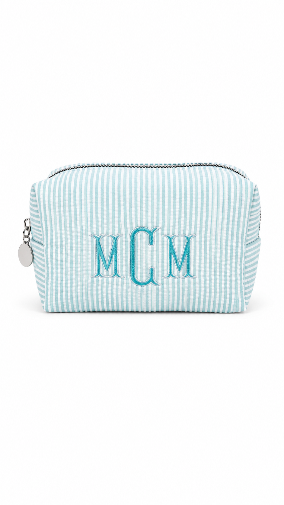 Monogram Stripe Pouch