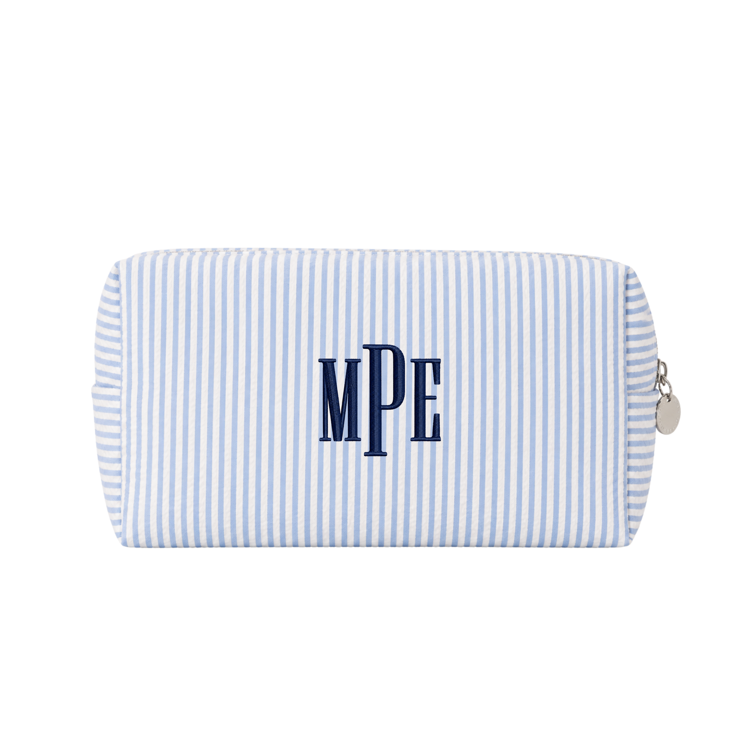 Monogram Stripe Pouch