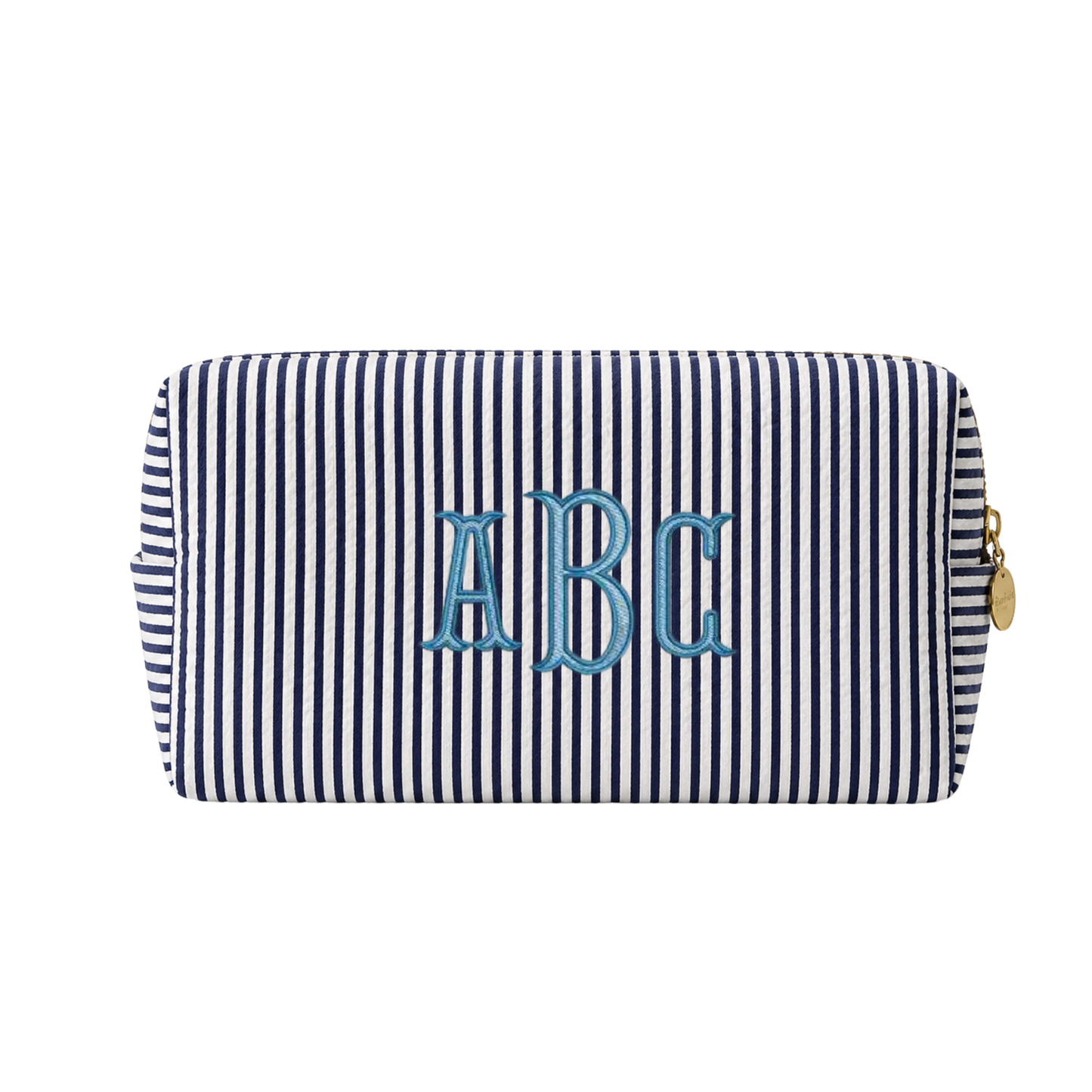 Monogram Stripe Pouch