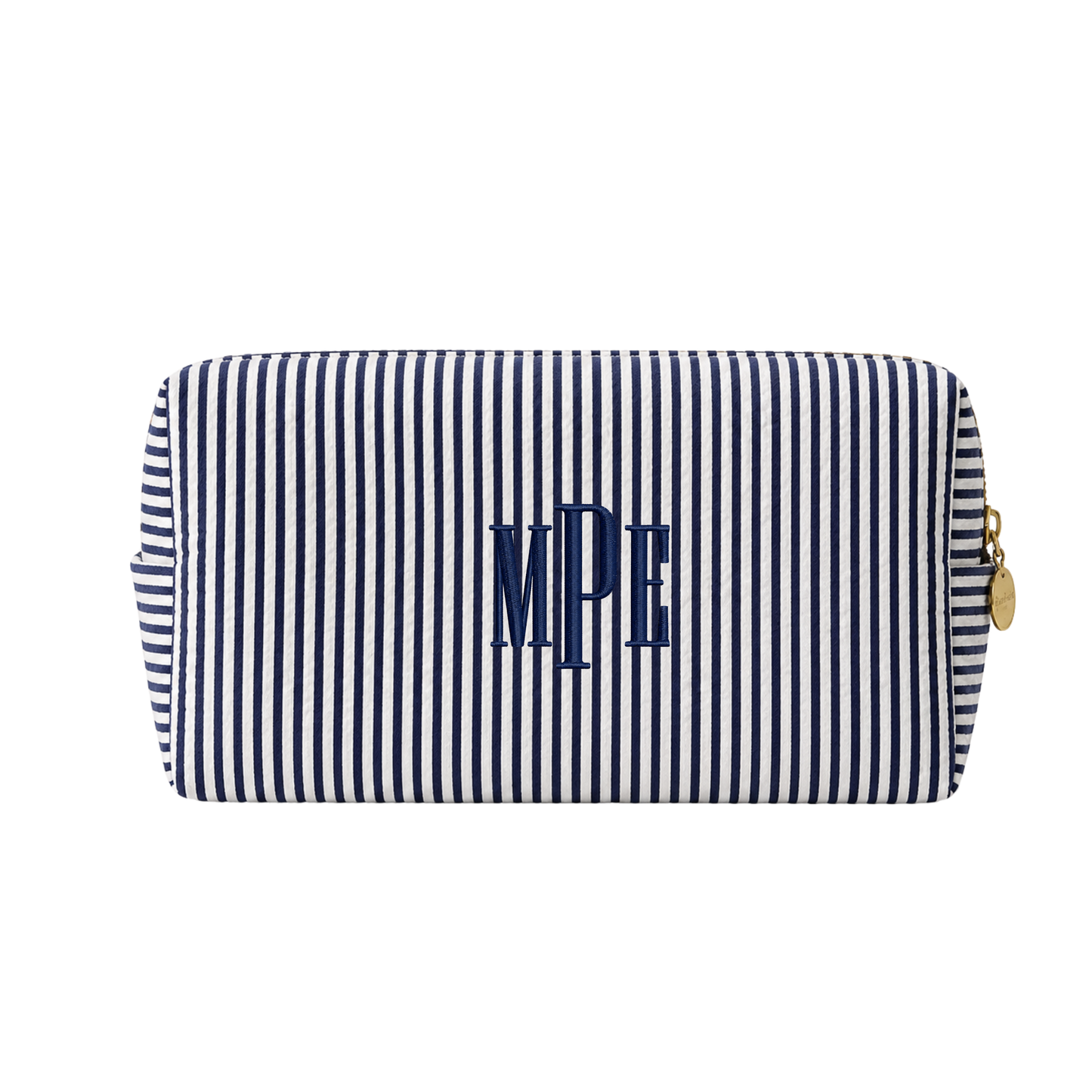 Monogram Stripe Pouch