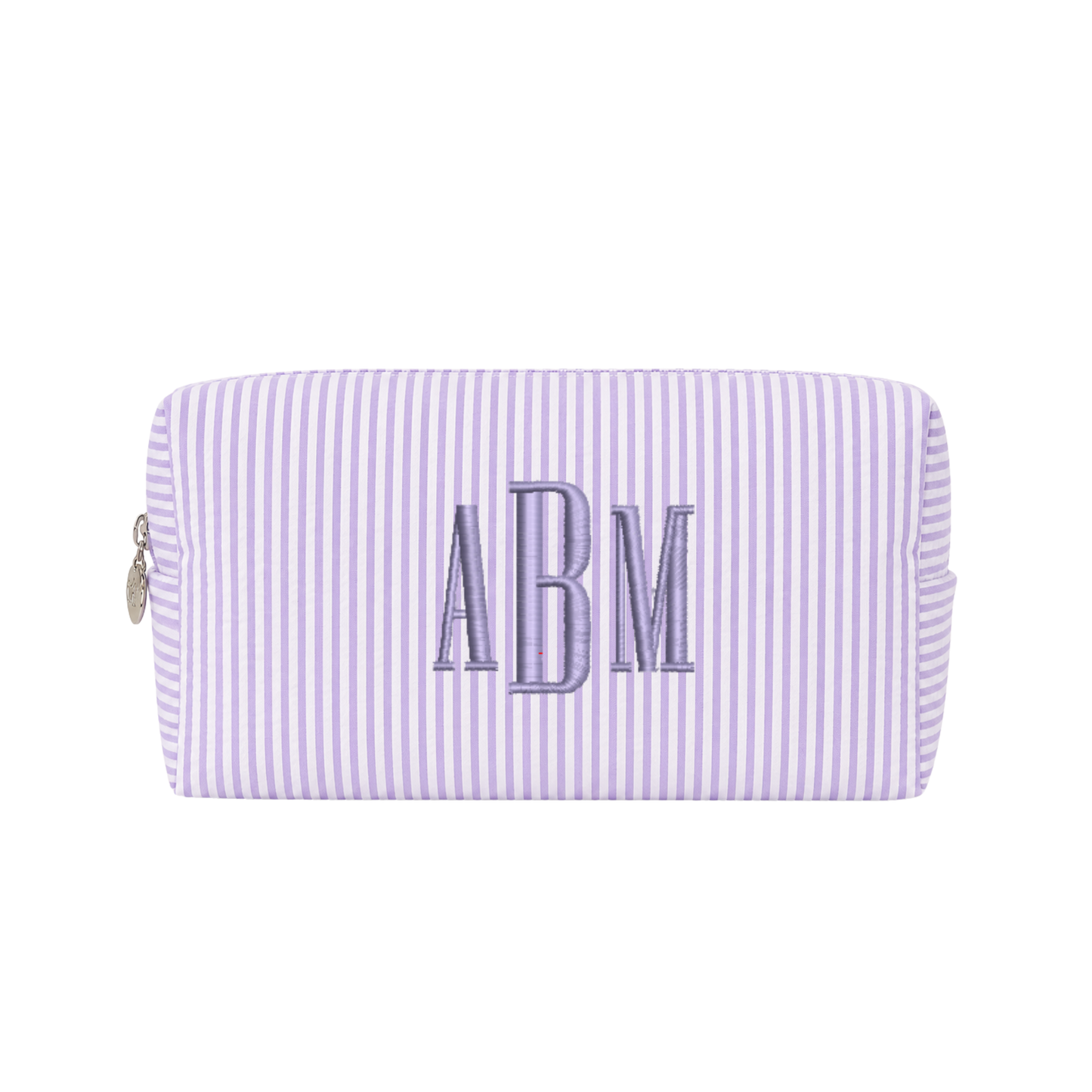 Waffle Monogram Pouch