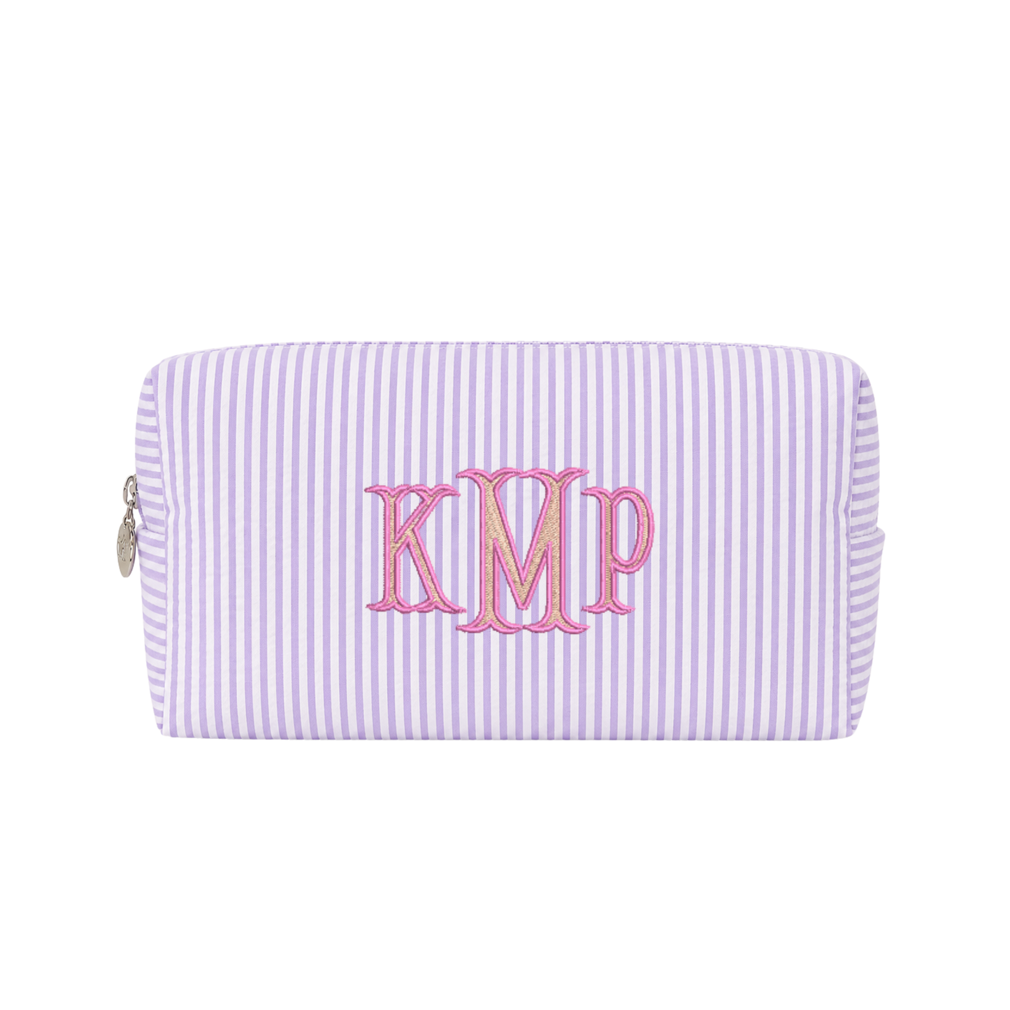 Monogram Stripe Pouch