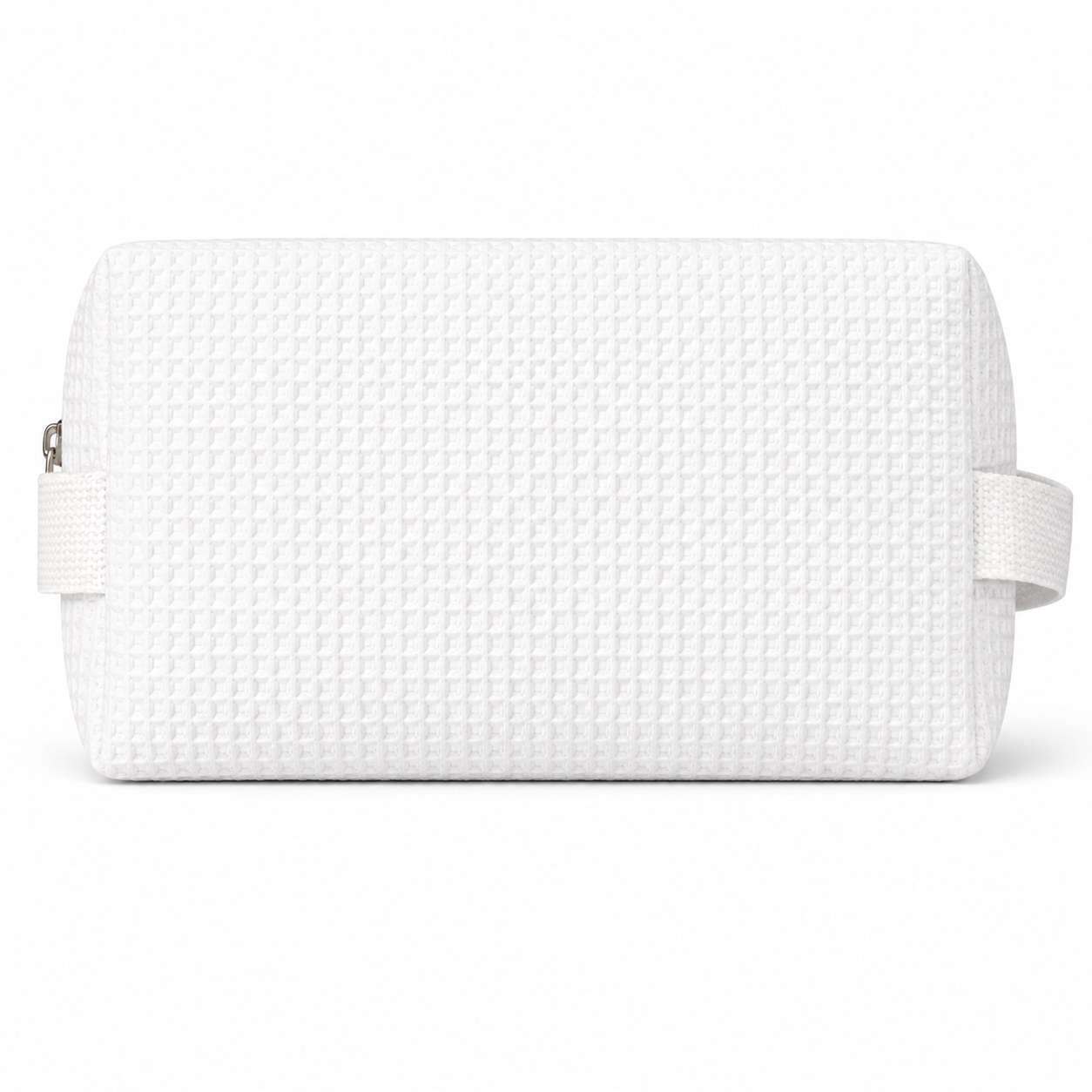 Waffle Monogram Pouch