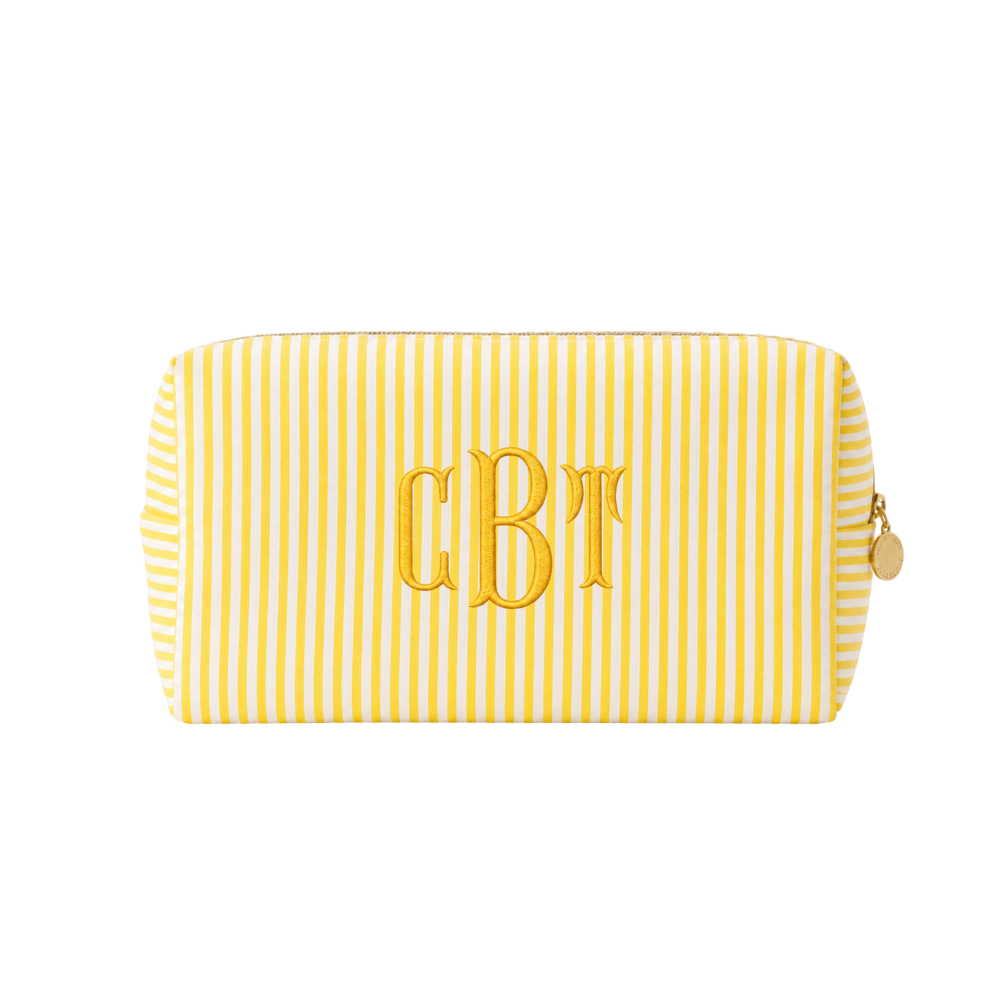 Monogram Stripe Pouch