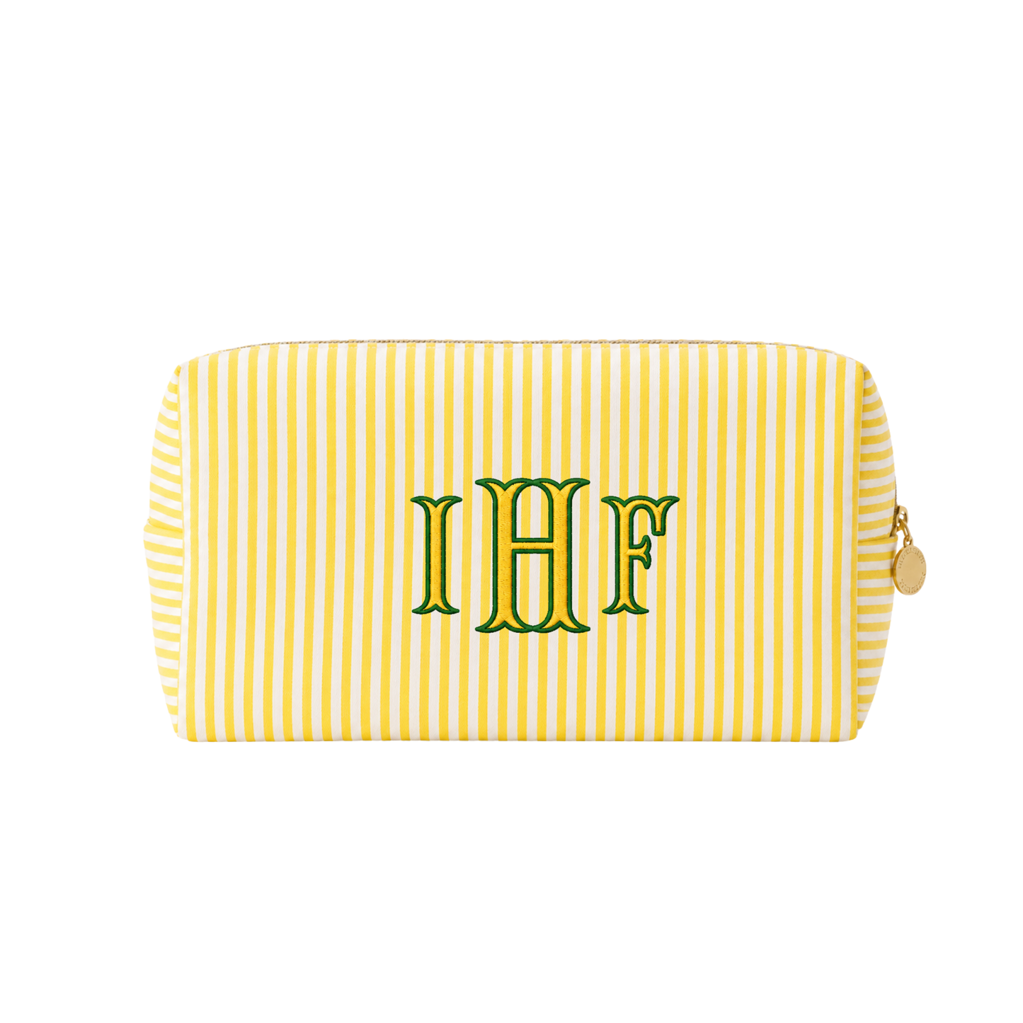 Monogram Stripe Pouch